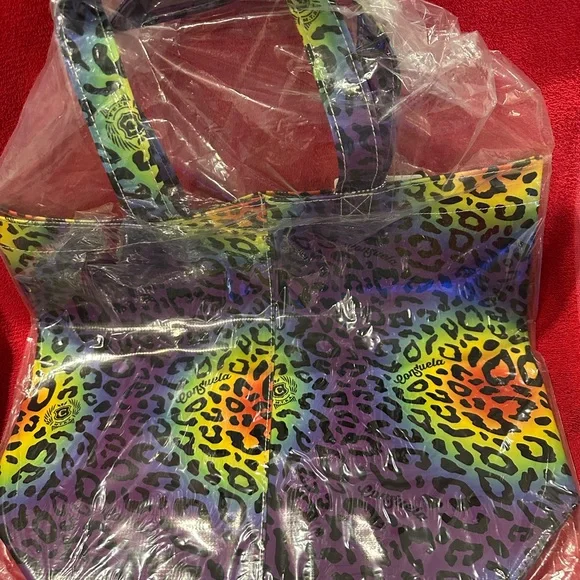 Consuela Multicolor Leopard Print (Semi) Grab “N” Go Tote - Picture 2 of 3